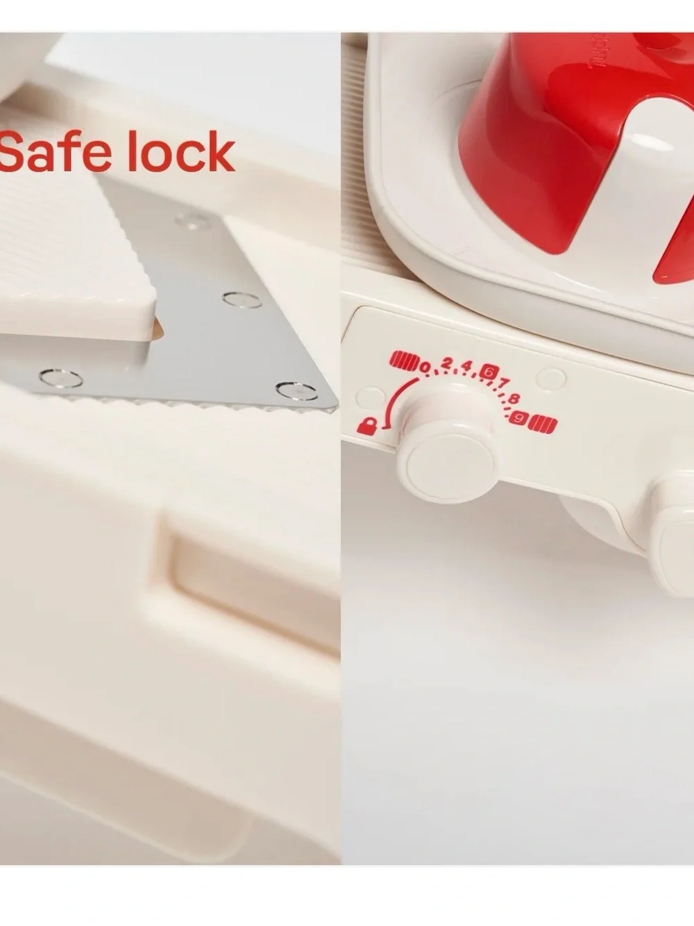 Tupperware Time Savers Mandoline - Cream/Red Accents